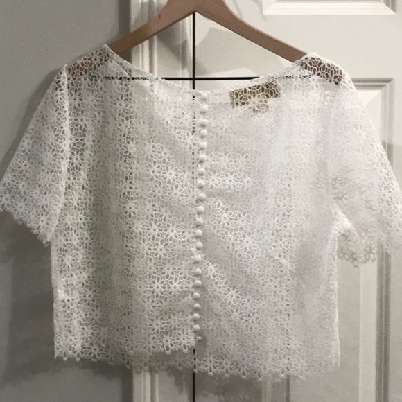 NWOT BHLDN Jenny Yoo Ellsworth Wedding Topper Z513-24 - Picture 5 of 5